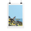 Mountain Bird A4 Poster