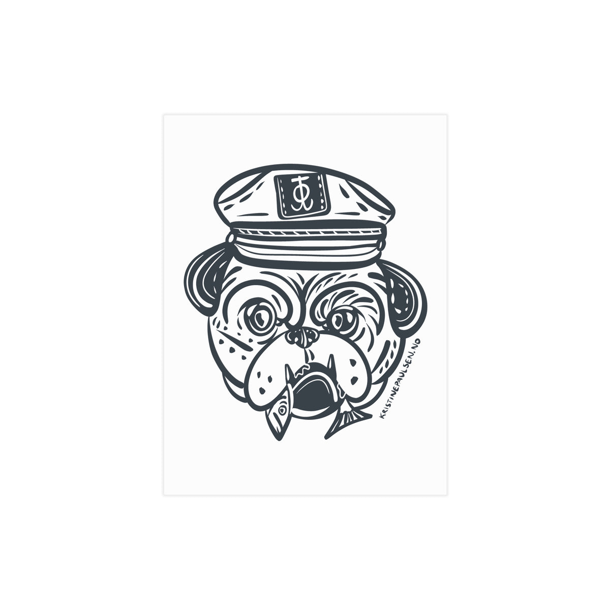 Old Dog Postcard