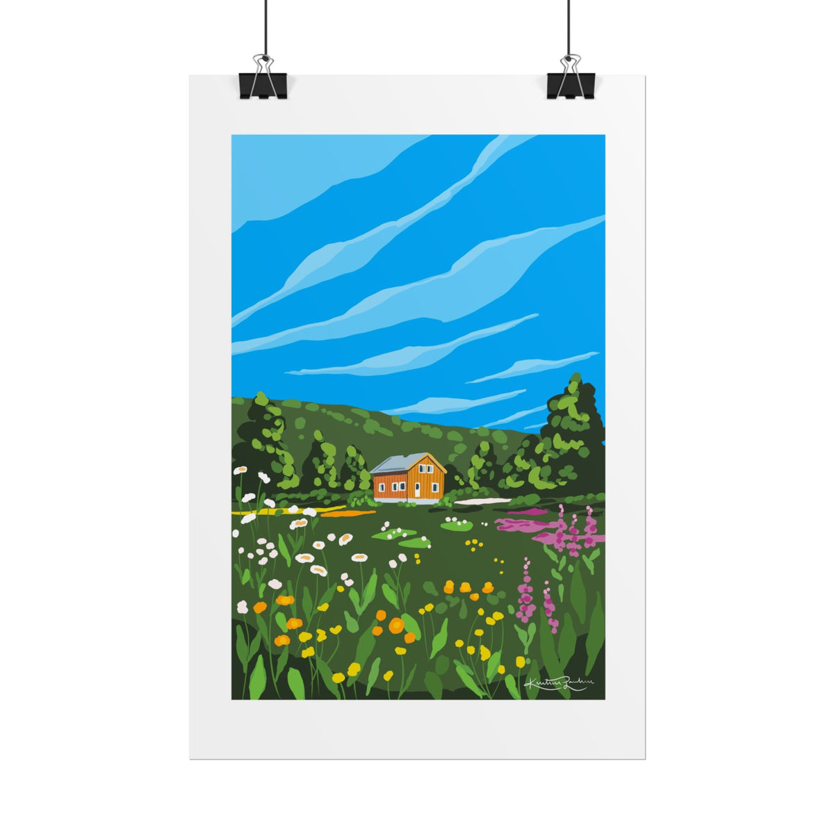 Sweet Home of Mine A4 Poster