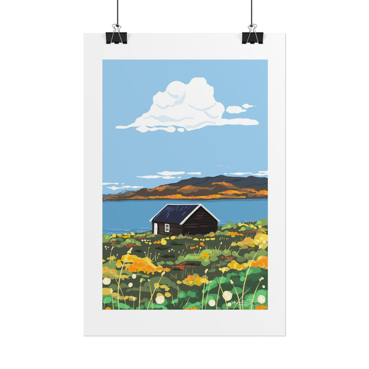 Fish House A4 Poster