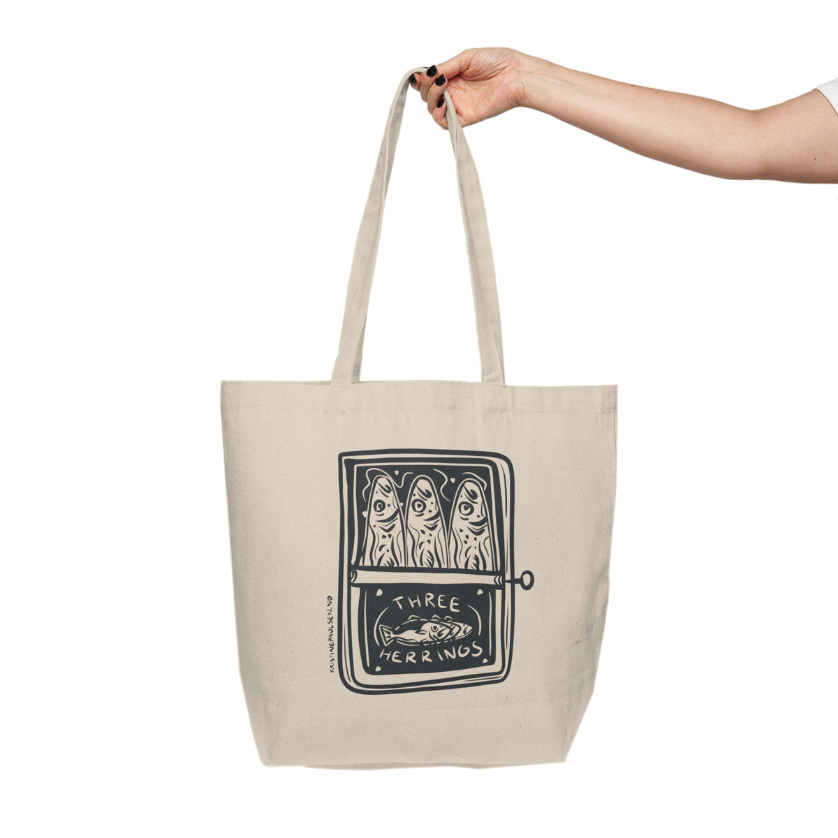 Three Herrings Shopping Tote